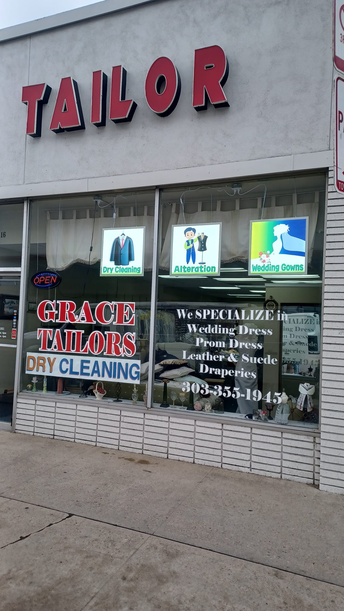 Grace Tailors Storefront
